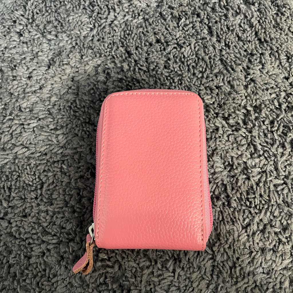 Pink Wallet For Cards Gift Cards